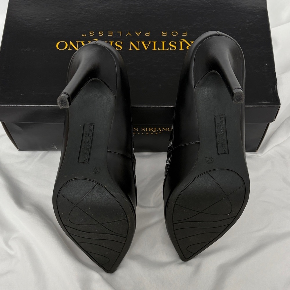 Christian Siriano Black Studded Heels - Picture 7 of 7